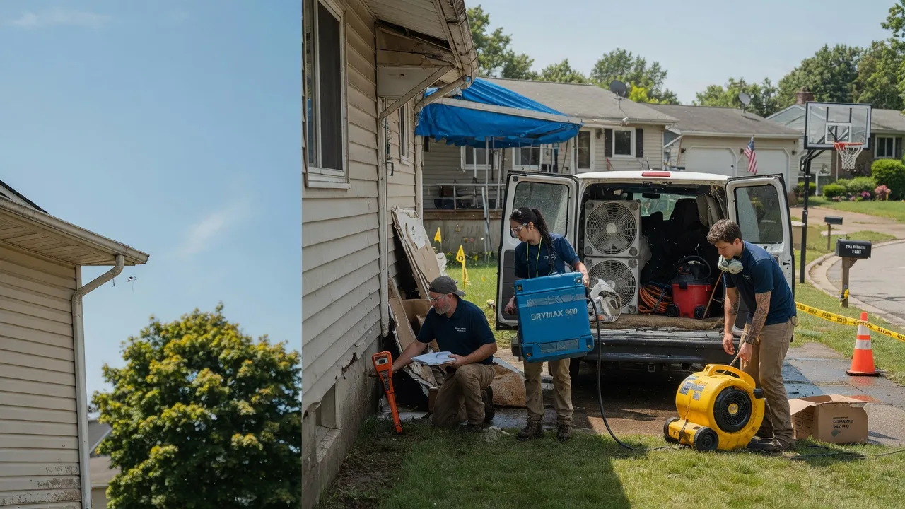 Ceiling Leak Cleanup in Sanford, ME near me